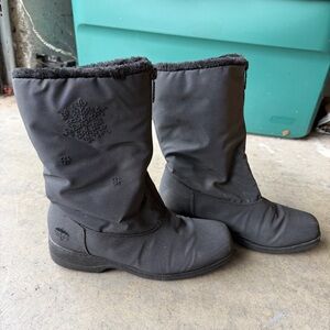 Totes Staride Black Waterproof lined Boots